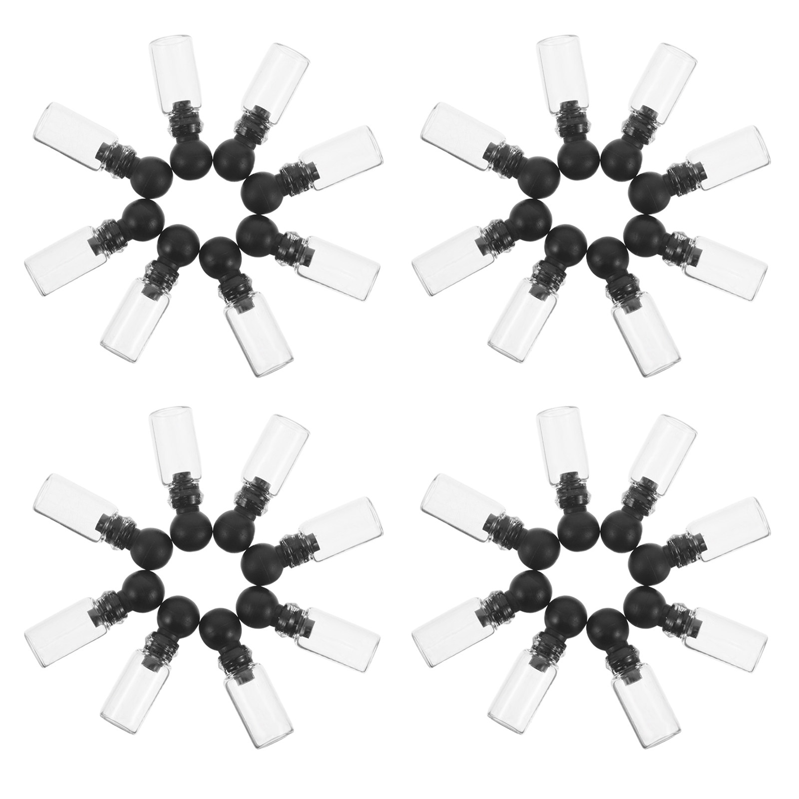 Perfume Fragrance Oil - 150 Adet Mini Cam Parfüm Şişesi,