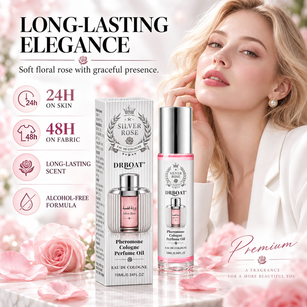 Silver Rose Roll-On Parfüm Yağ - Perfume Fragrance Concentration incelemesi ve fiyatı