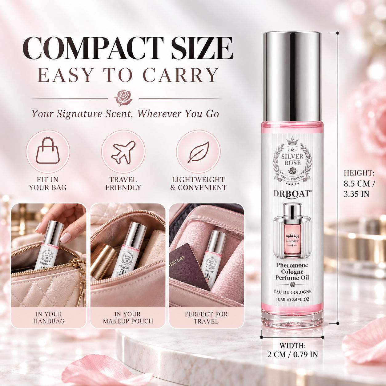Silver Rose Roll-On Parfüm Yağ - Perfume Fragrance Concentration incelemesi ve fiyatı