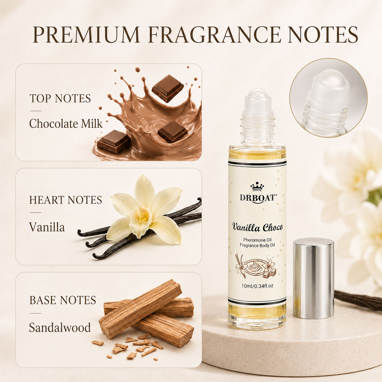 Kadınlar için Vanilya, Çikolat - Perfume Fragrance Oil incelemesi ve fiyatı